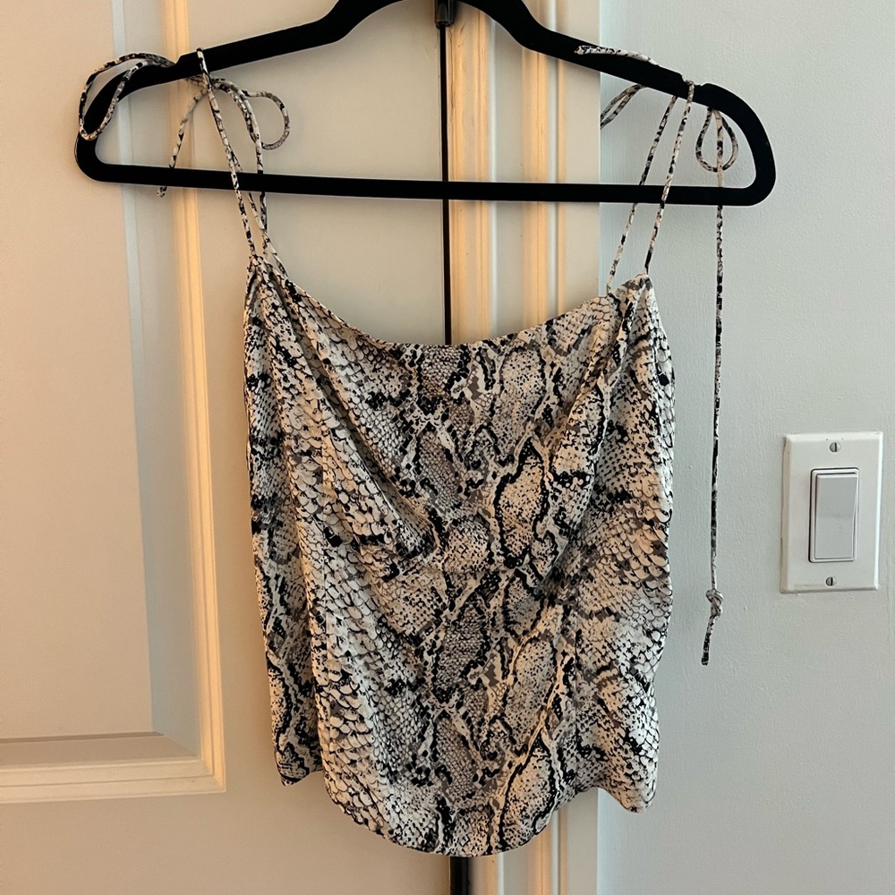 COPY - Reformation snake print top